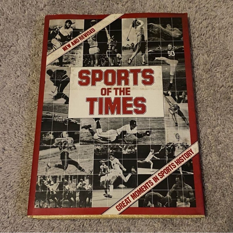 Sports of the Times Hardcover Book