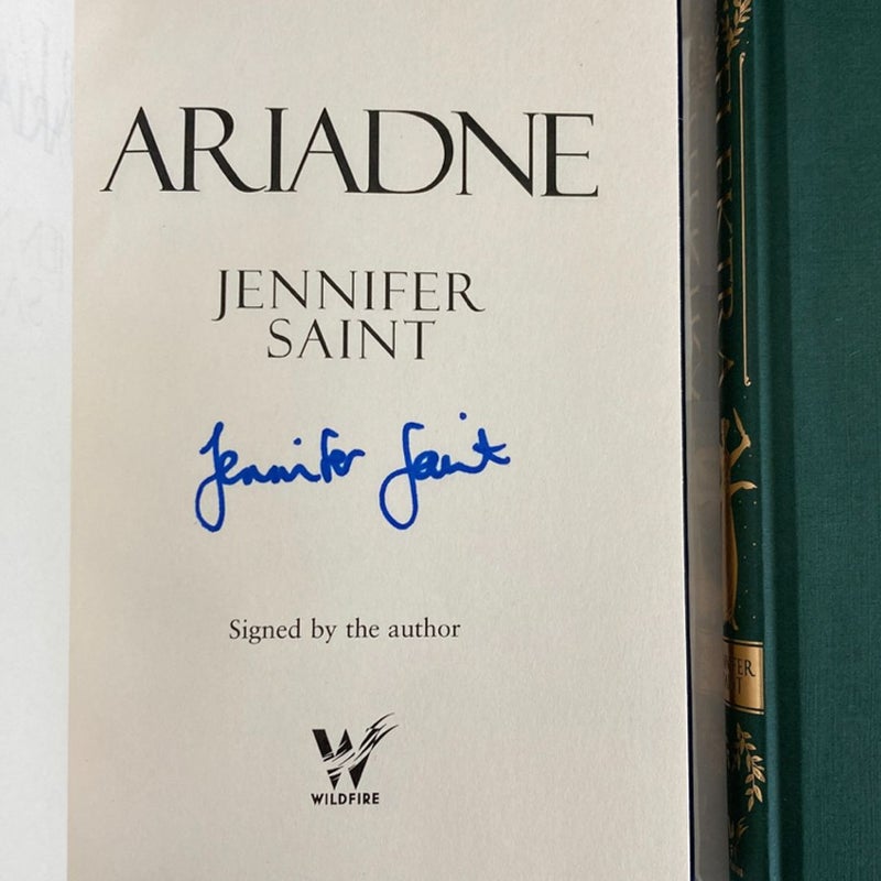 Waterstones Ariadne, Elektra & Atalanta SIGNED First Editions 1st Printings
