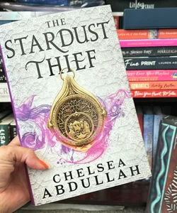 The Stardust Thief: Fairyloot signed copy with book art