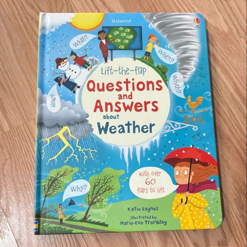 Lift-The-Flap Questions and Answers about Weather IR