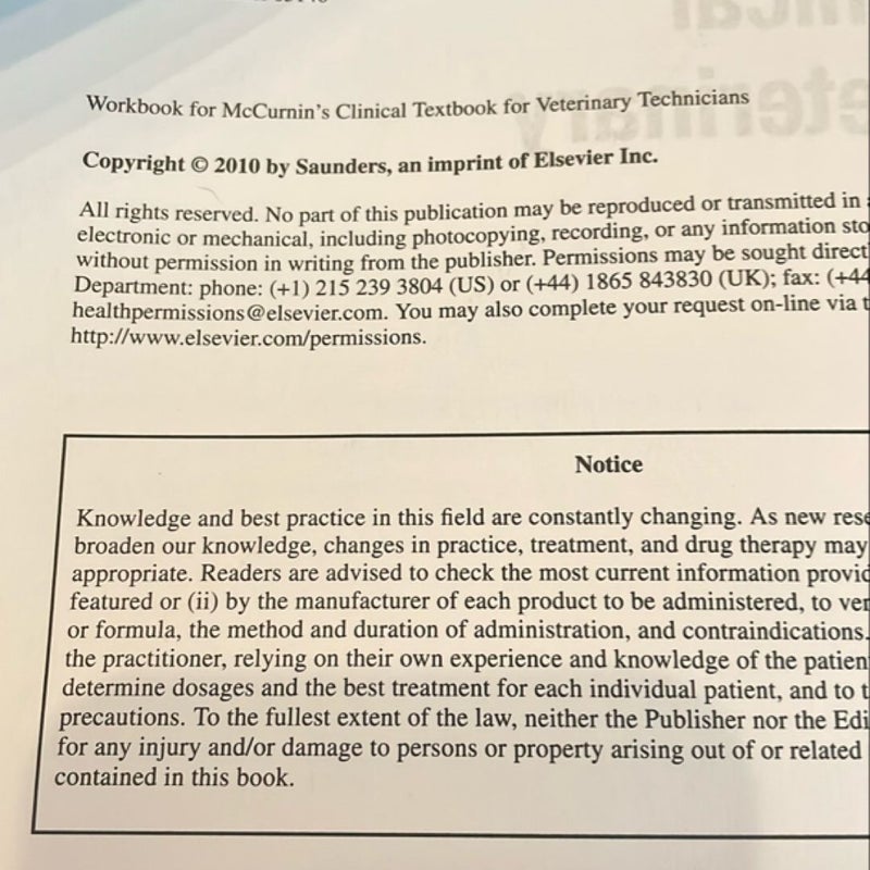 Clinical Textbook for Veterinary Technicians