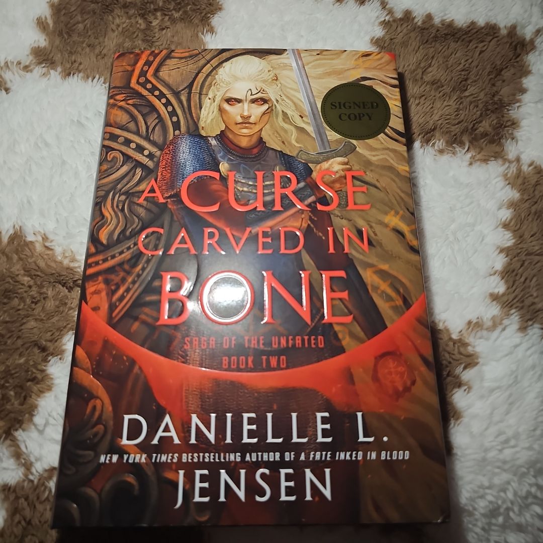 SIGNED Curse Carved in Bone 