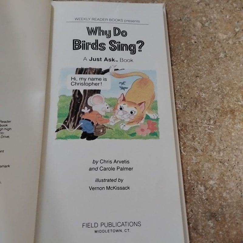 Why Do Birds Sing?