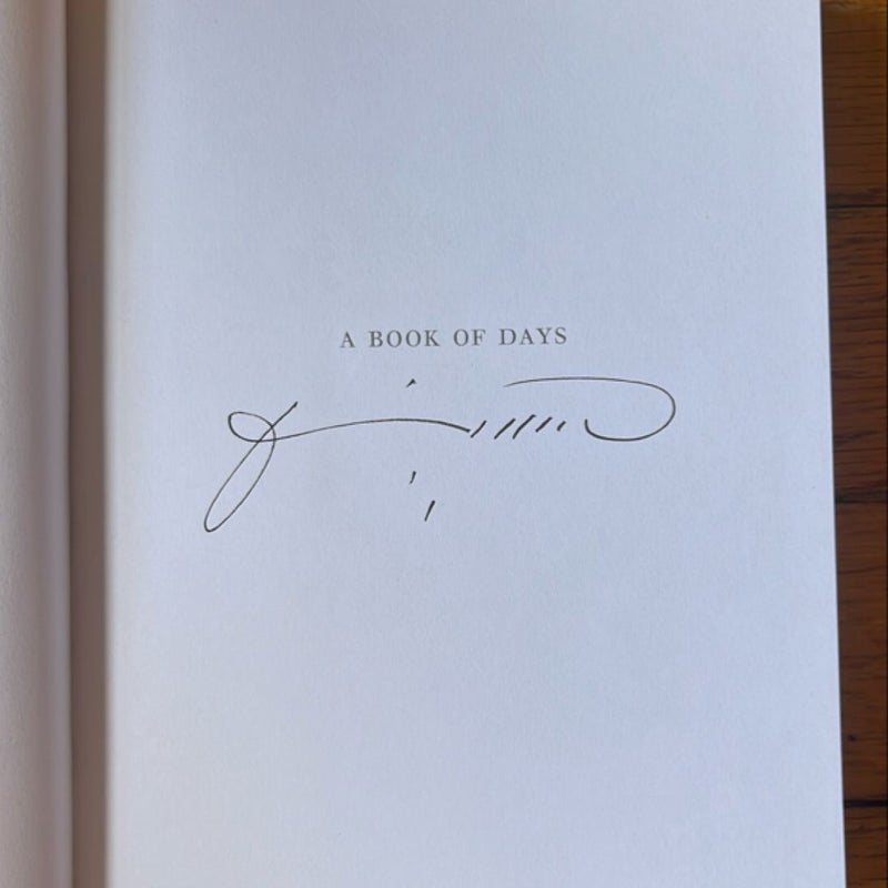 A Book of Days (SIGNED)