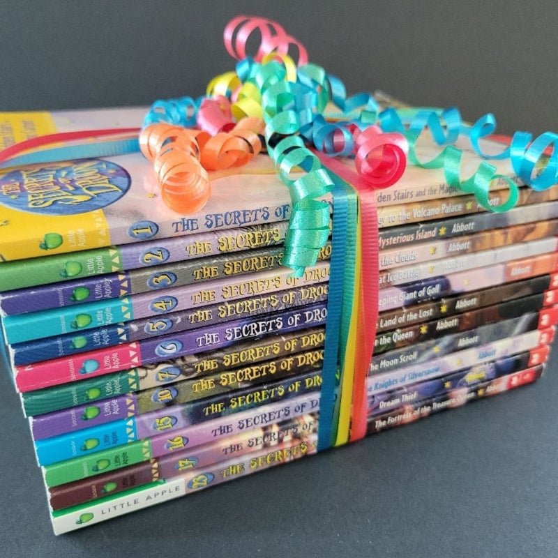 THE SECRETS OF DROON LOT OF 12 SCHOLASTIC BOOKS VINTAGE FANTASY BY TONY ABBOTT