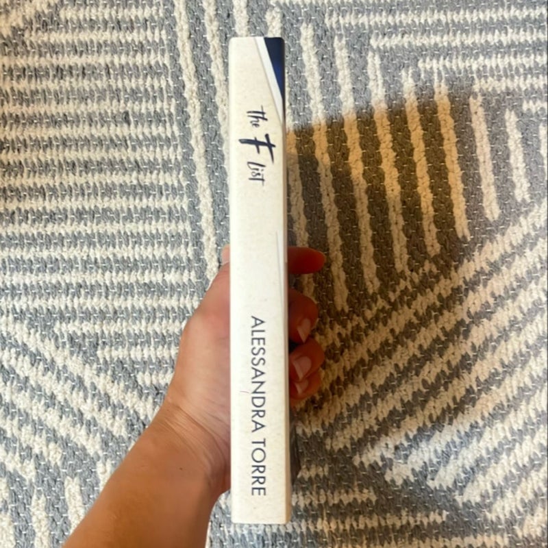 The F List Signed Bookworm edition 