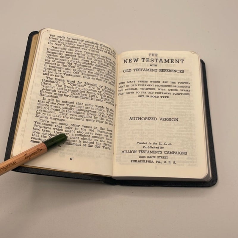 New Testament Old Testament 