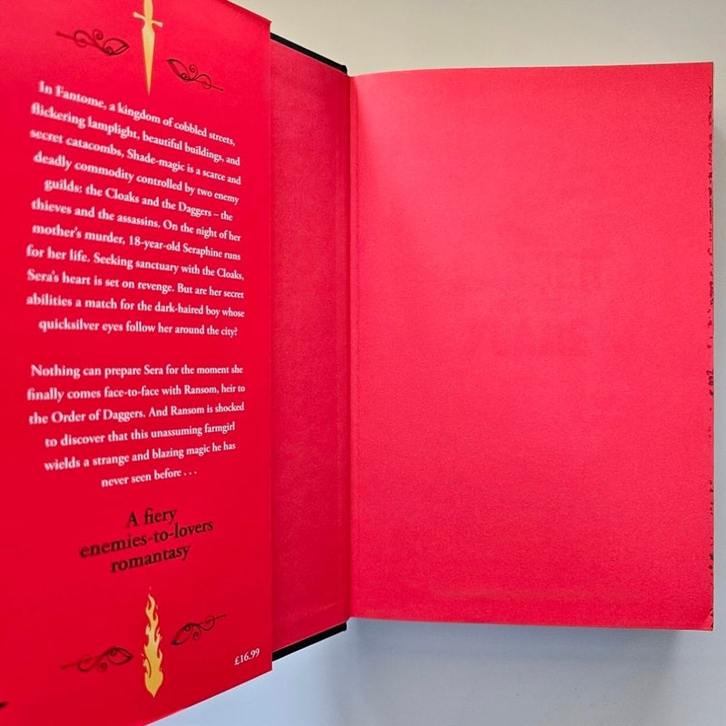 Waterstones The Dagger And The Flame Special Edition RED Sprayed Edge Become The Flame