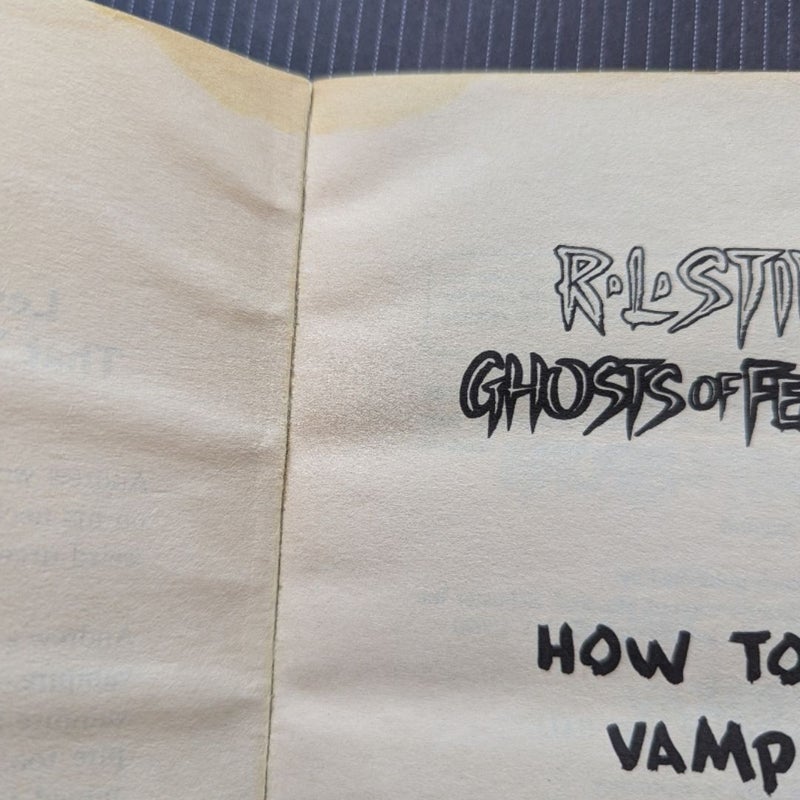 How to Be a Vampire