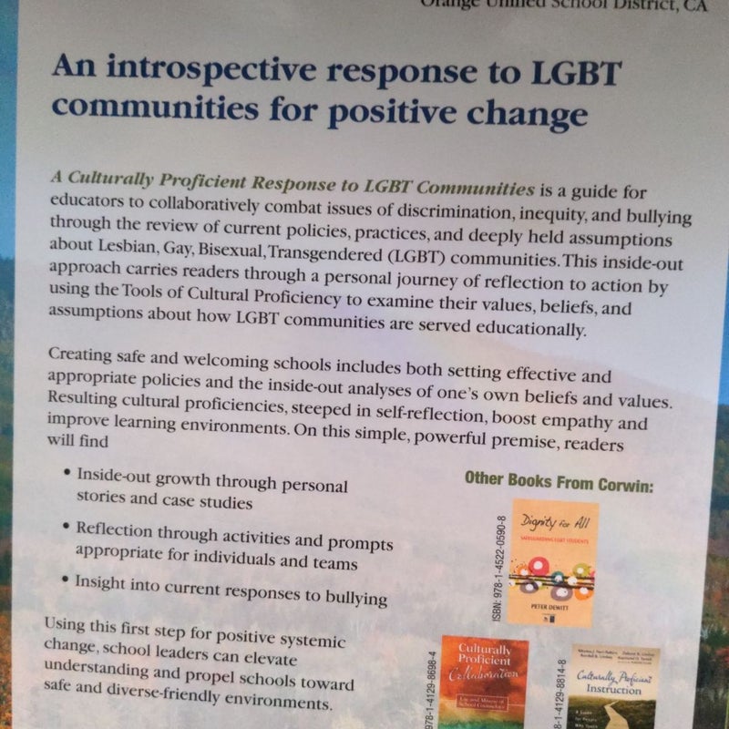 A Culturally Proficient Response to LGBT Communities