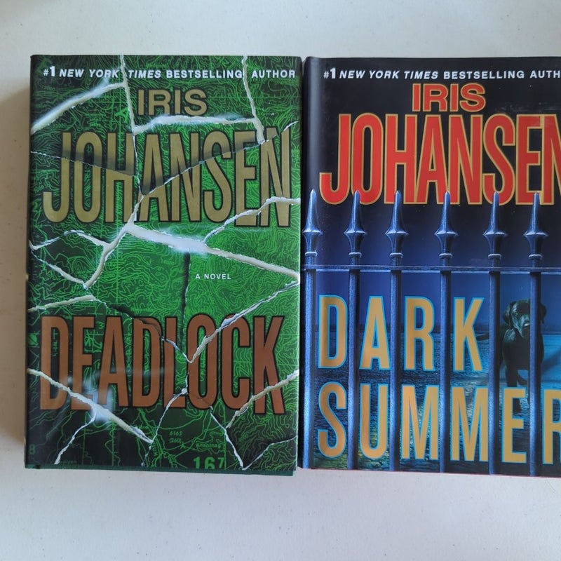 2 Iris Johansen hardbacks: Deadlock and Dark Summer 