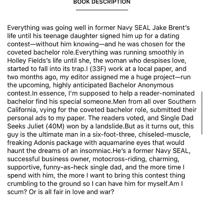 Single Dad Seeks Juliet 