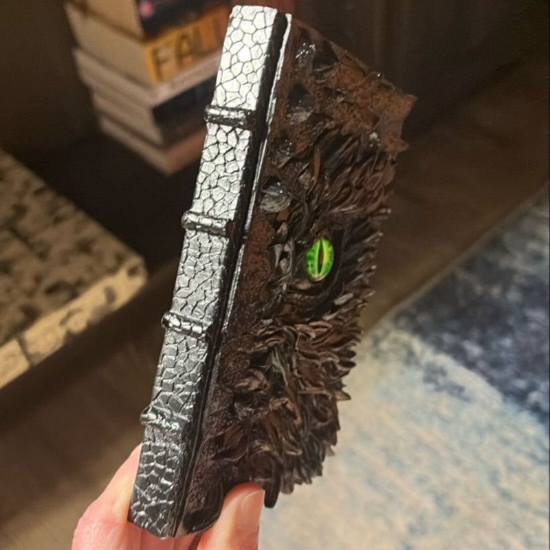 Fantasy dragon book decor