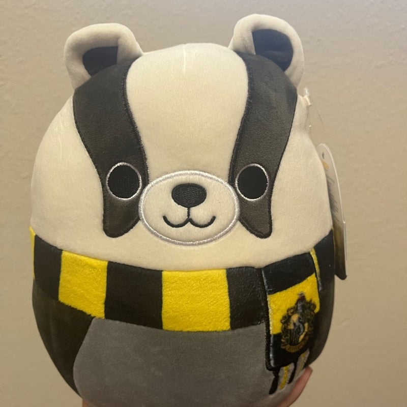 8” Hufflepuff Badger Harry Potter Squishmallow by JK Rowling, Paperback