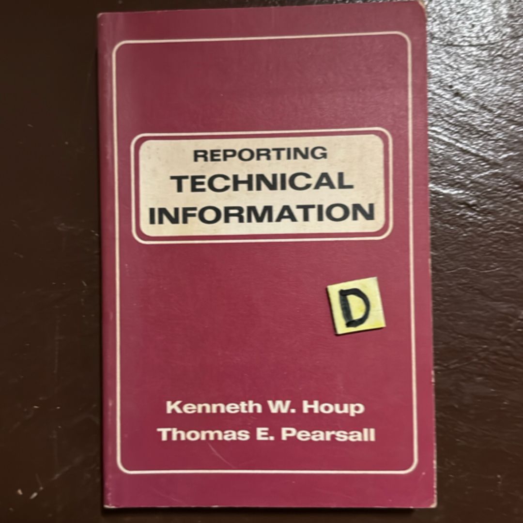 Reporting Tecnical Information