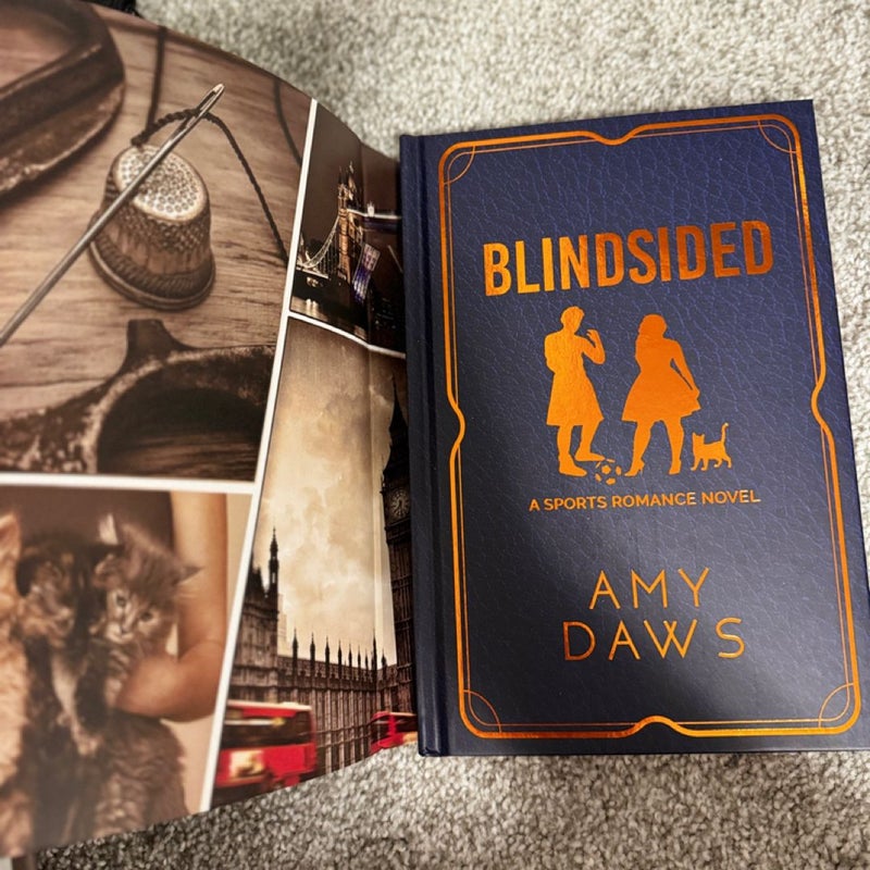 Blindsided *signed special edition hardcover with sprayed edges