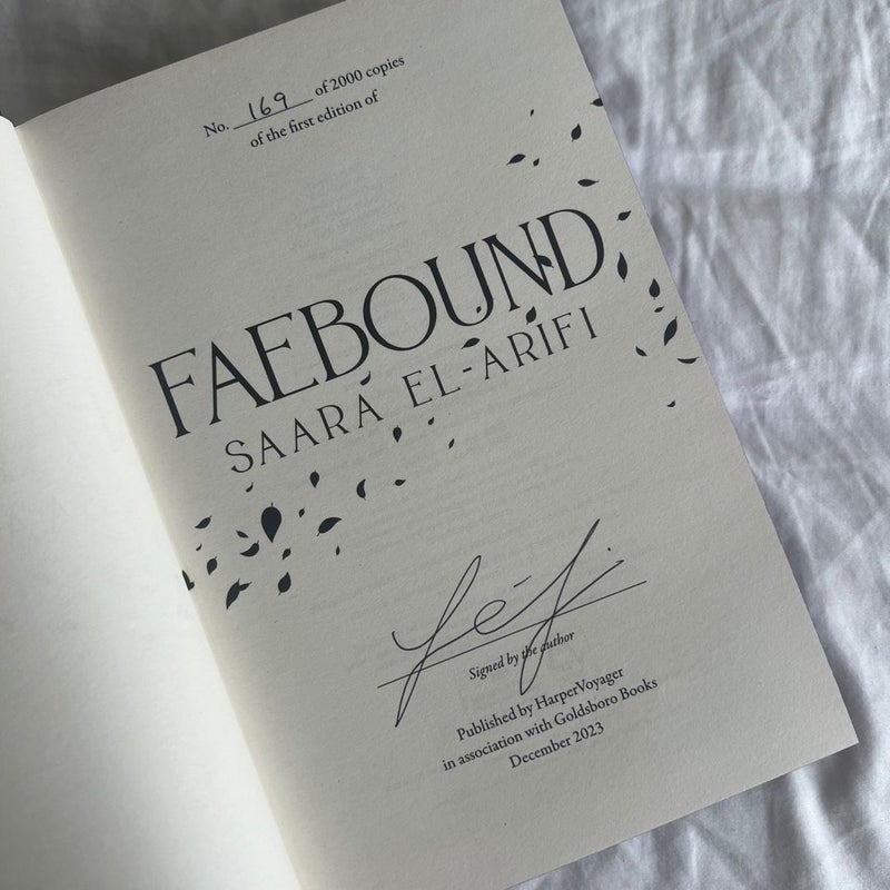 Faebound (SIGNED Goldsboro Edition)