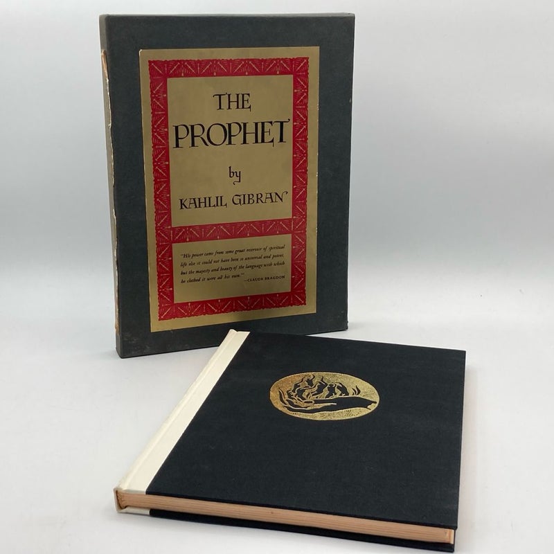 The Prophet By Kahlil Gibran with Slip Cover 1971