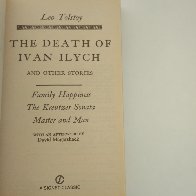 The Death of Ivan Ilych and Other Stories