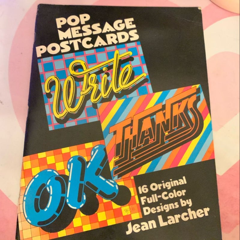 Pop Message Postcards