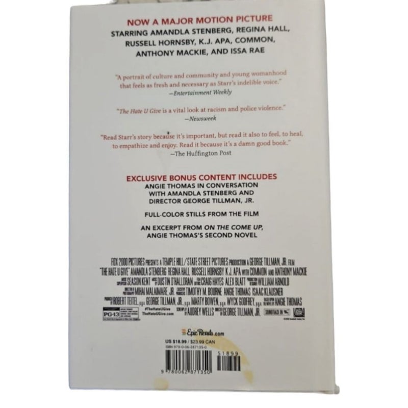 The Hate U Give Movie Tie-In Edition