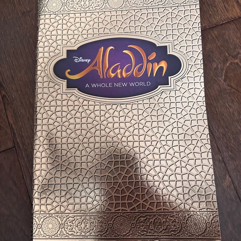 Aladdin A Whole New World Broadway Book