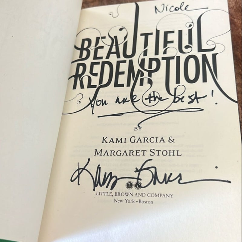 Beautiful Redemption - signed 