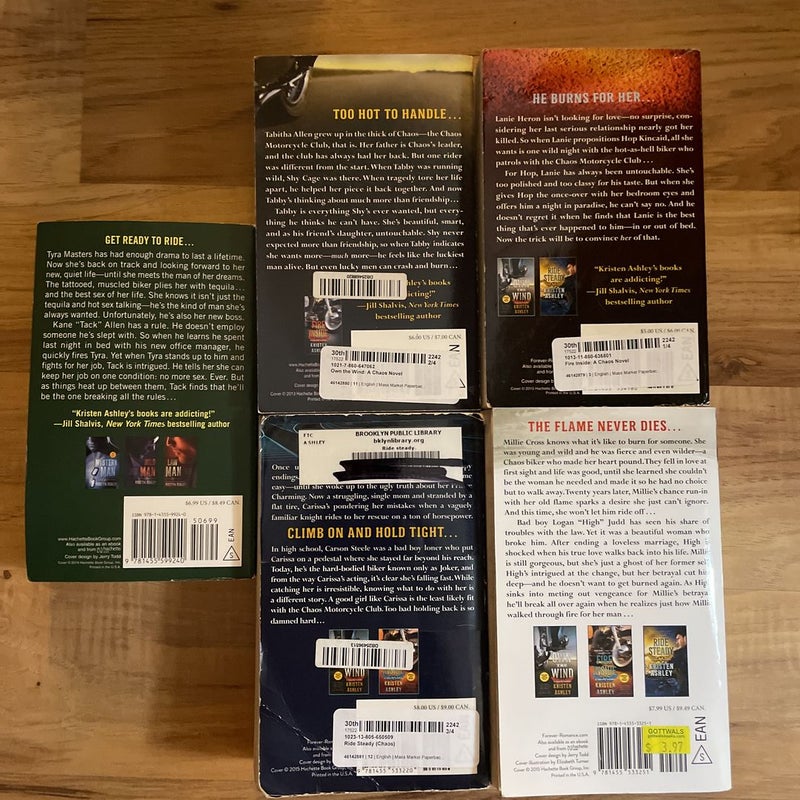 Motorcycle Man & Chaos series books 1-4