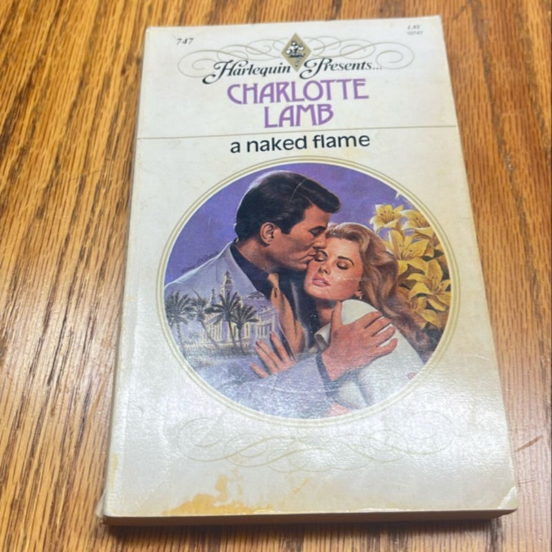 Vintage Harlequin presents a naked flame