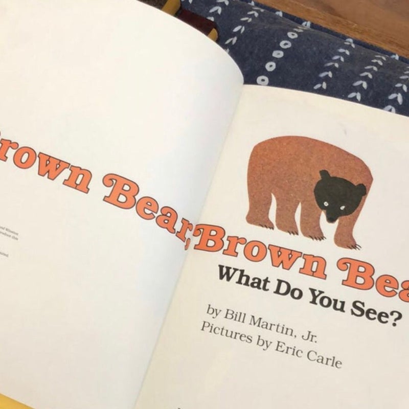 Brown Bear, Brown Bear, What Do You See?  Vintage 1983