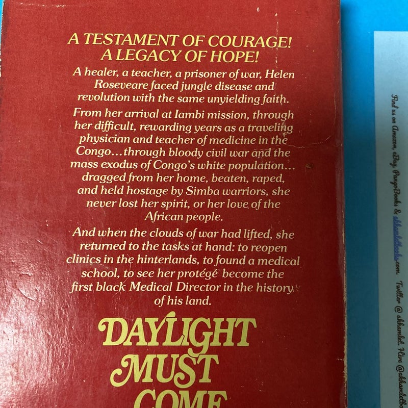 Daylight Must Come 