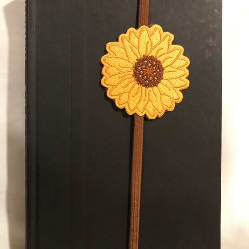 Elastic Sunflower Bookmark
