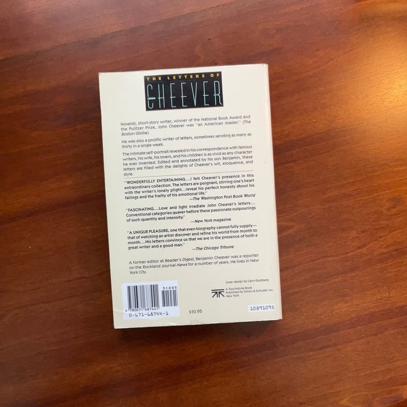 The Letters of John Cheever by John Cheever