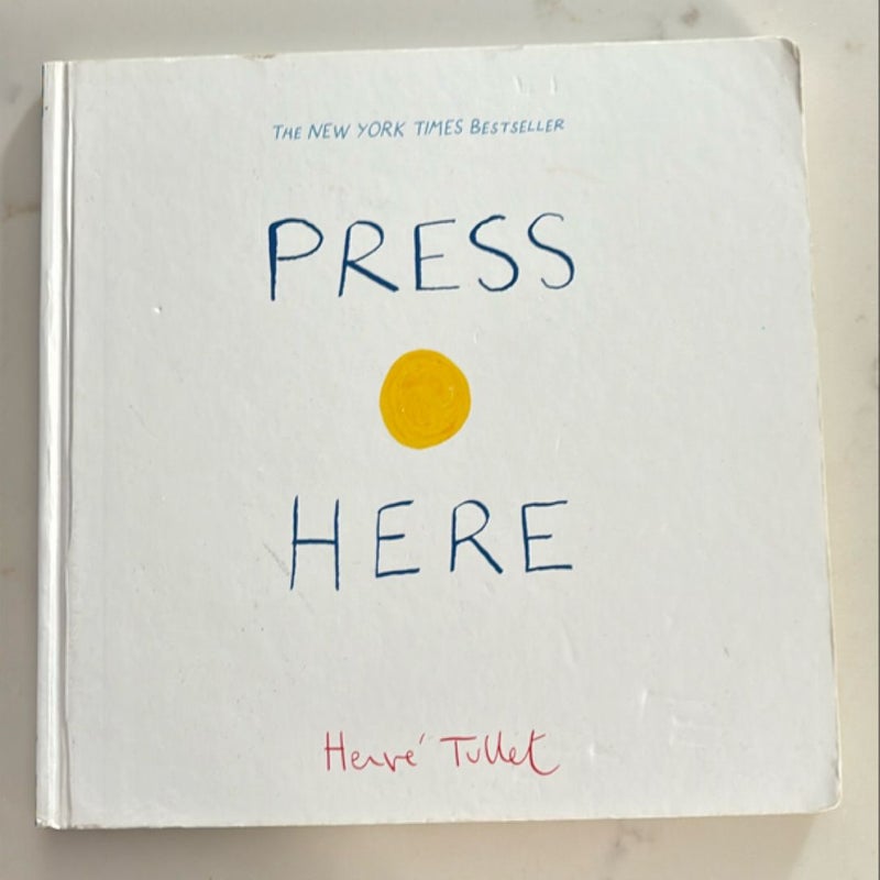 Press Here (Interactive Book for Toddlers and Kids, Interactive Baby Book)