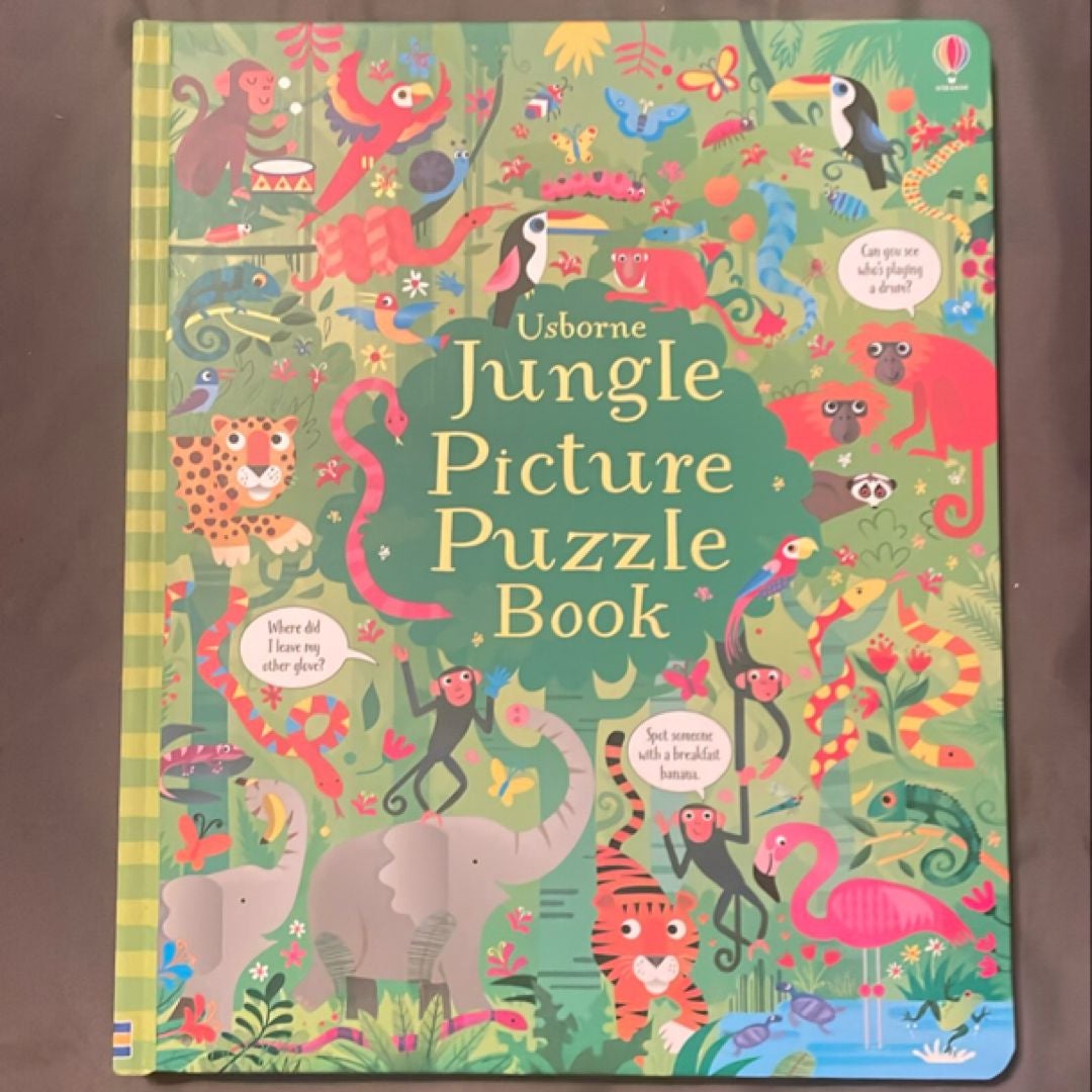Jungle Picture Puzzle Book