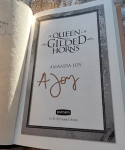 A Queen of Gilded Horns SIGNED