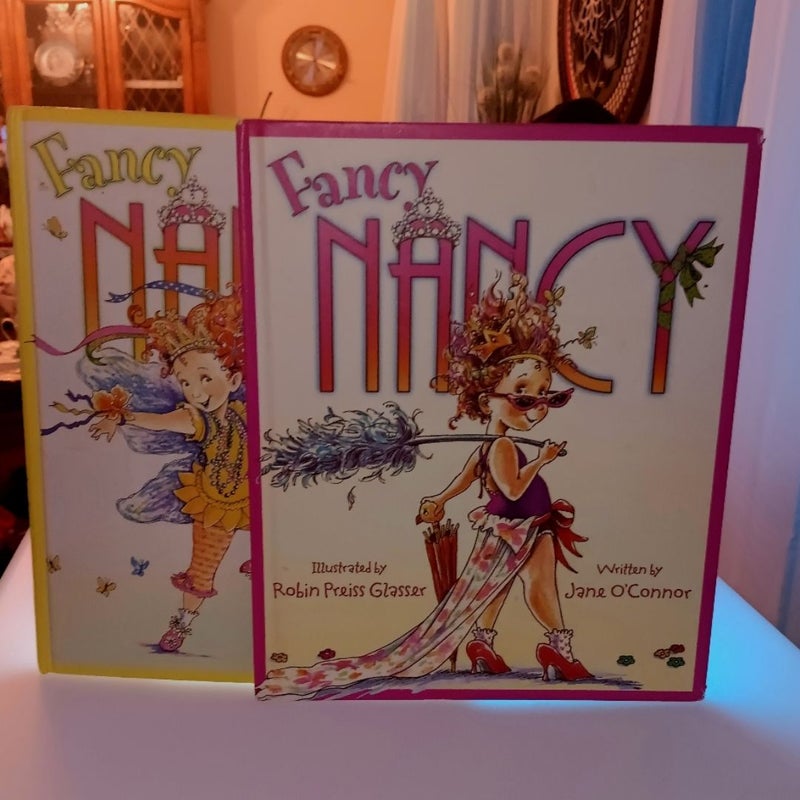 SET OF 2 Fancy Nancy Hardcovers 