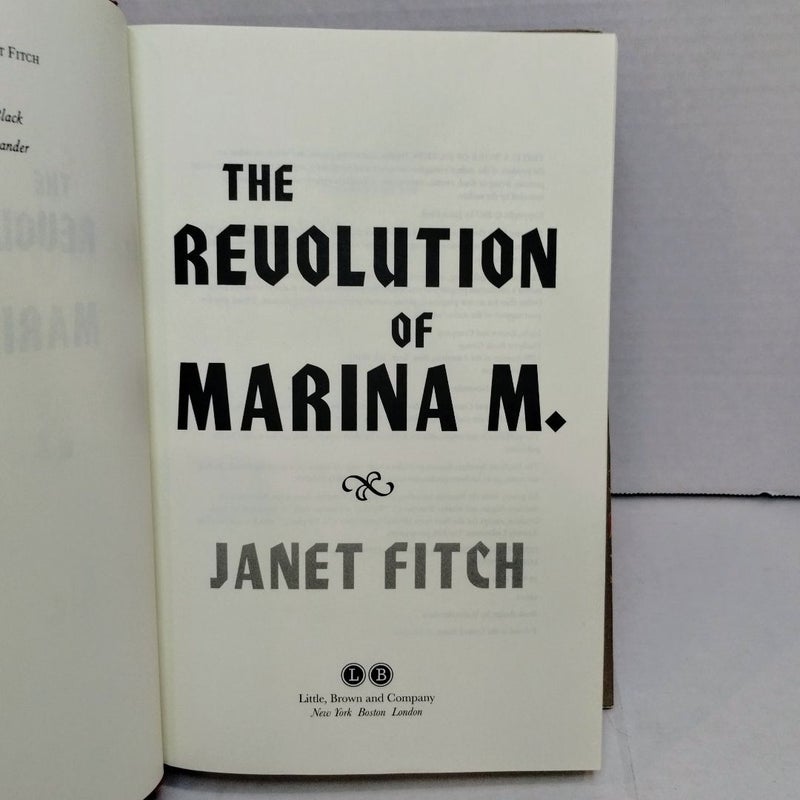 1st PrintThe Revolution of Marina M.