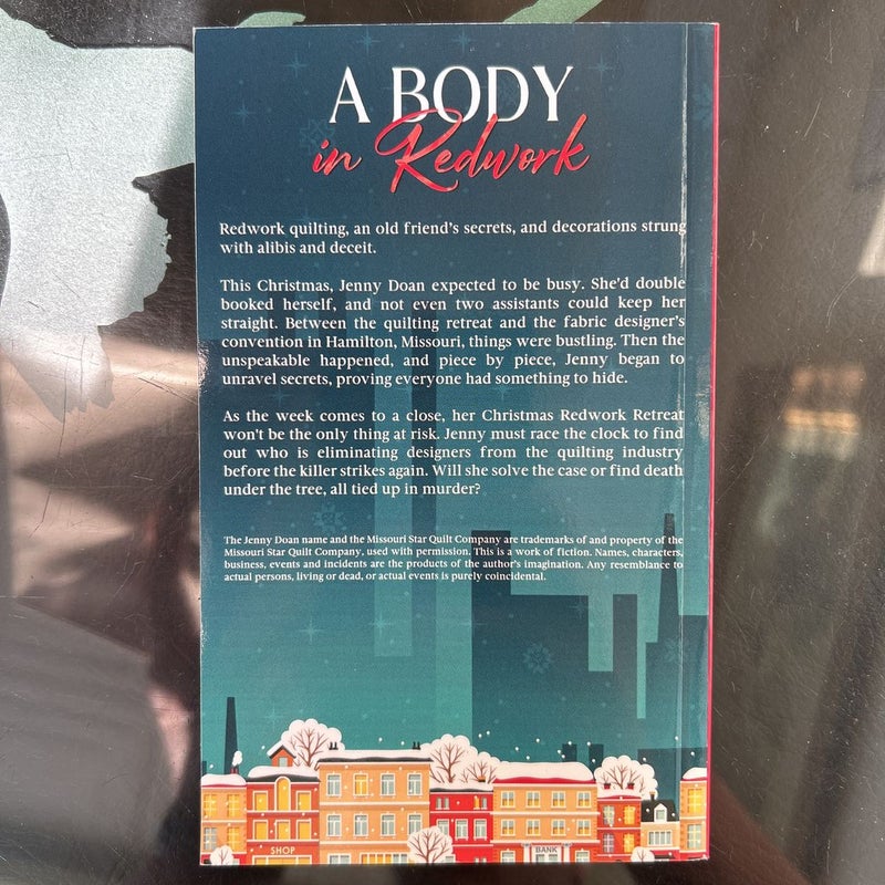 A Body in Redwork