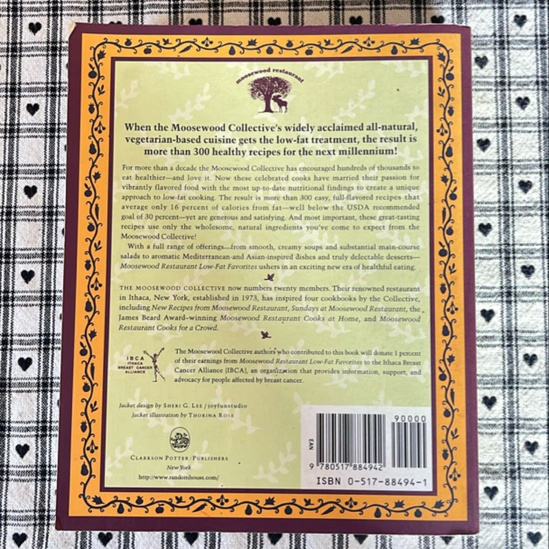 Moosewood Restaurant Low-Fat Favorites