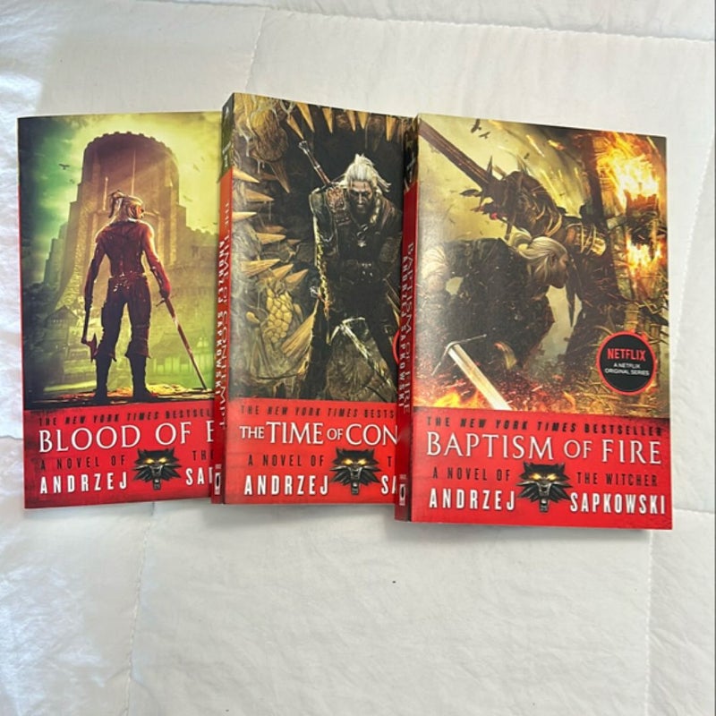 The Witcher Boxed Set: Blood of Elves, the Time of Contempt, Baptism of Fire