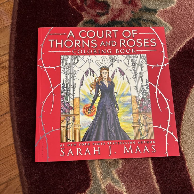 A Court of Thorns and Roses Coloring Book Sarah J Maas 9781681195766