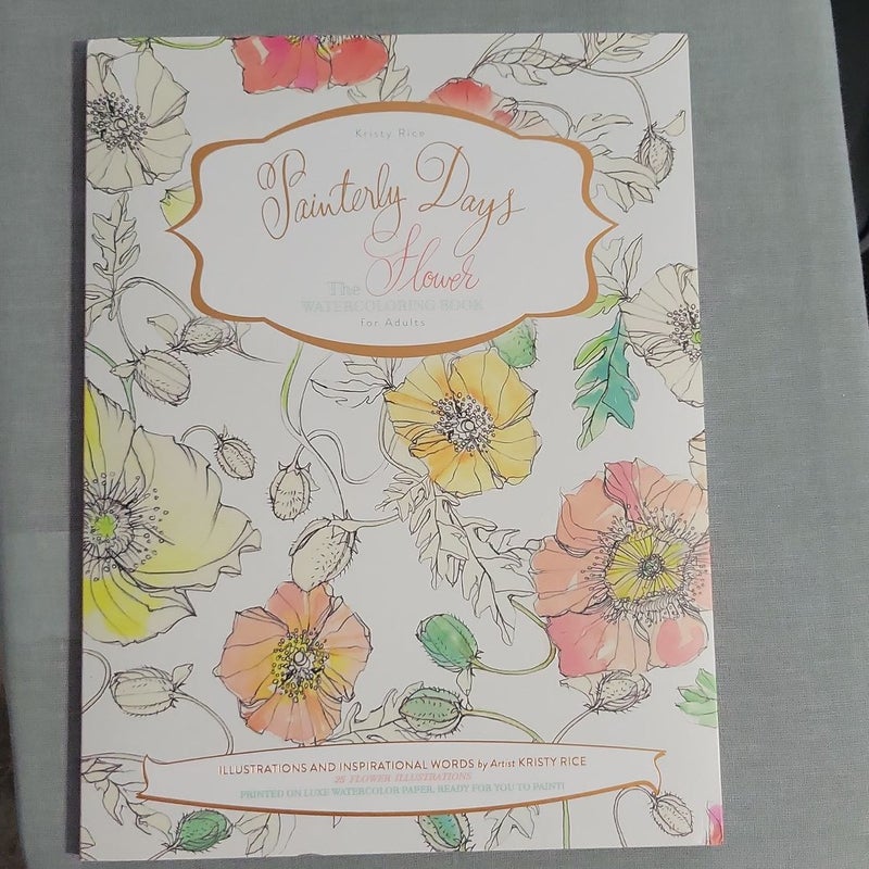 Painterly Days by Kristy Rice  Watercolor books, Watercolor