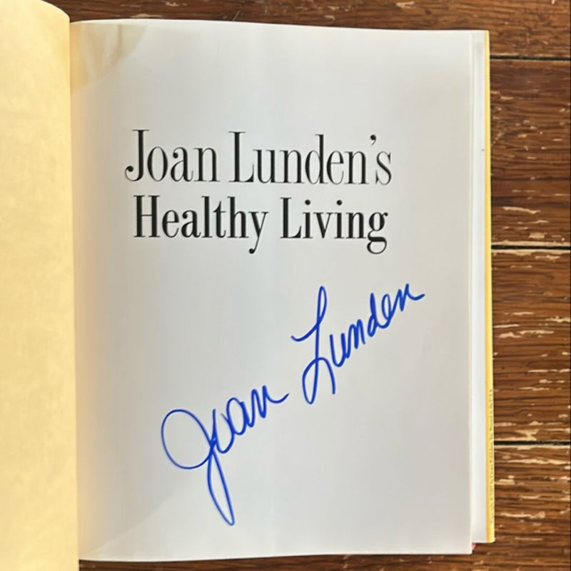 Joan Lunden's Healthy Living (signed)