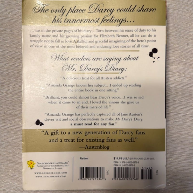 Mr. Darcy's Diary