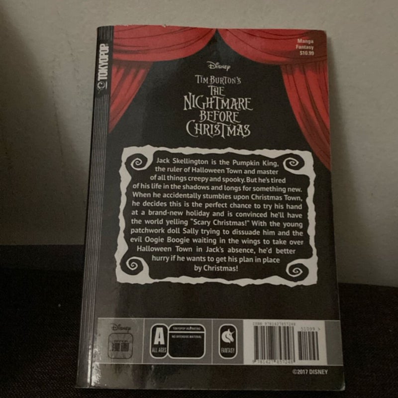 Disney Manga: Tim Burton's the Nightmare Before Christmas (Softcover Edition)
