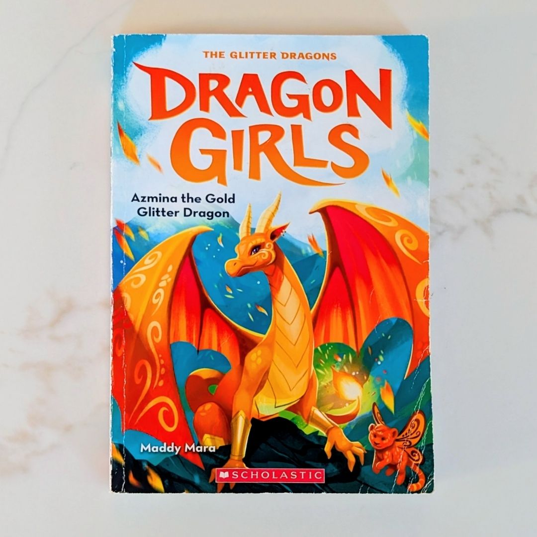 Azmina the Gold Glitter Dragon (Dragon Girls #1)
