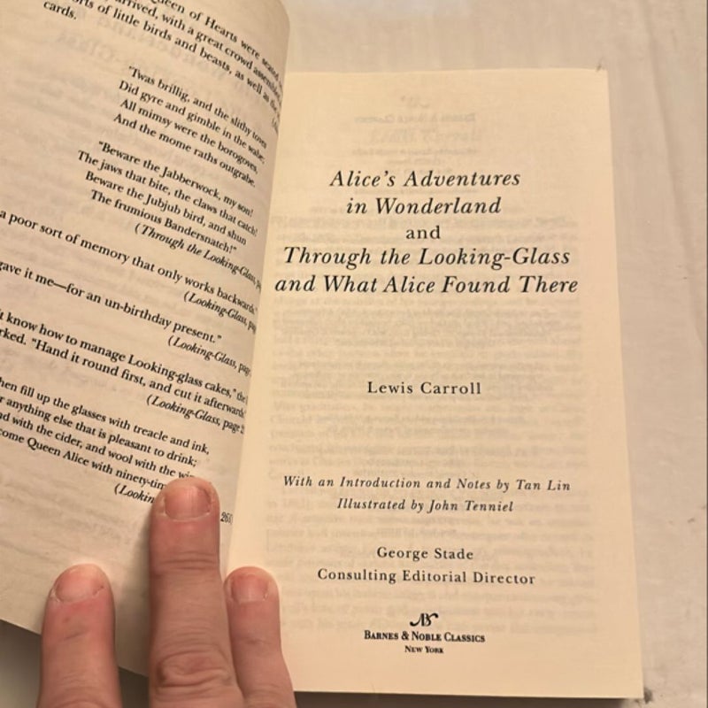 Alice's Adventures in Wonderland, and Through the Looking Glass