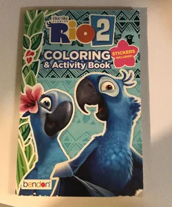 Rio 2 coloring and activity book 
