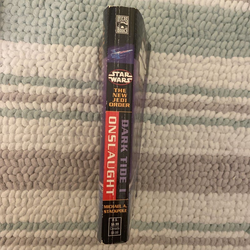 Star Wars The New Jedi Order: Onslaught (First Edition First Printing, Dark Tide I)
